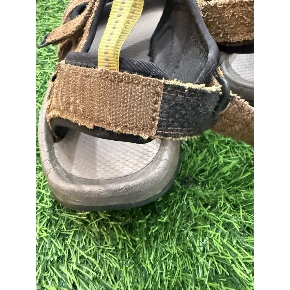 Teva Trailpulse River Sandal Outdoor Water Hiking Leather Suede Men's 8 W 10
